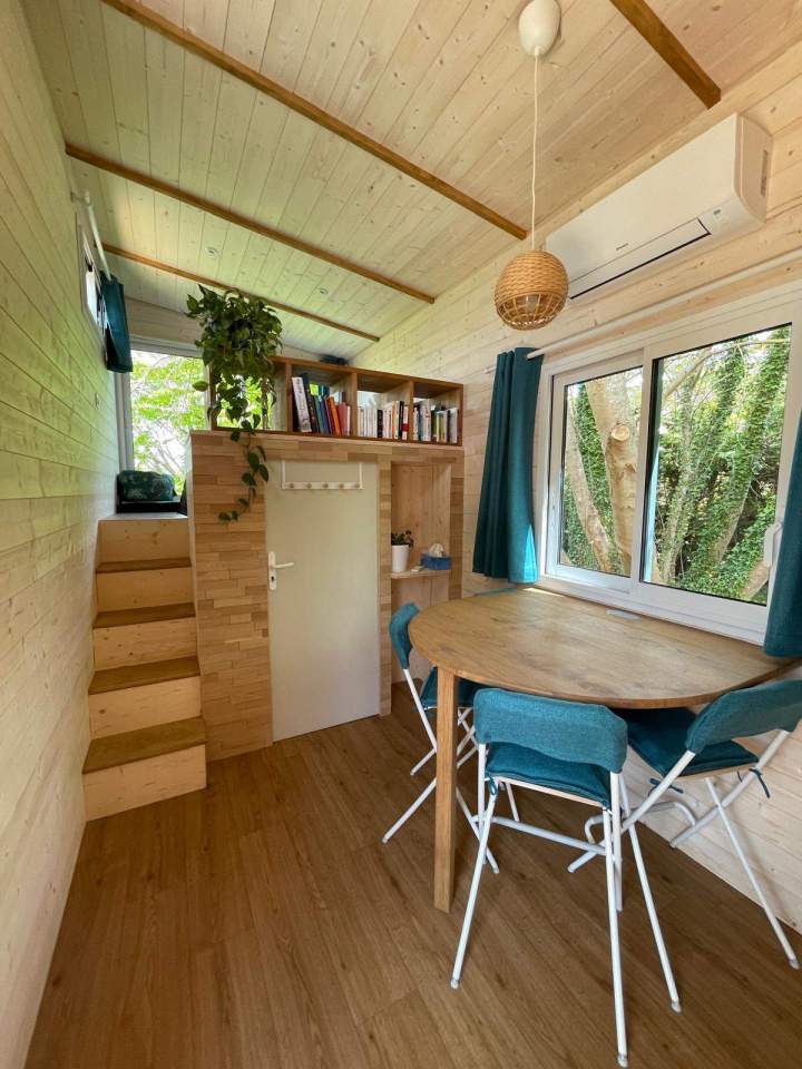 Aménagement intérieur d'une tiny house Rouen