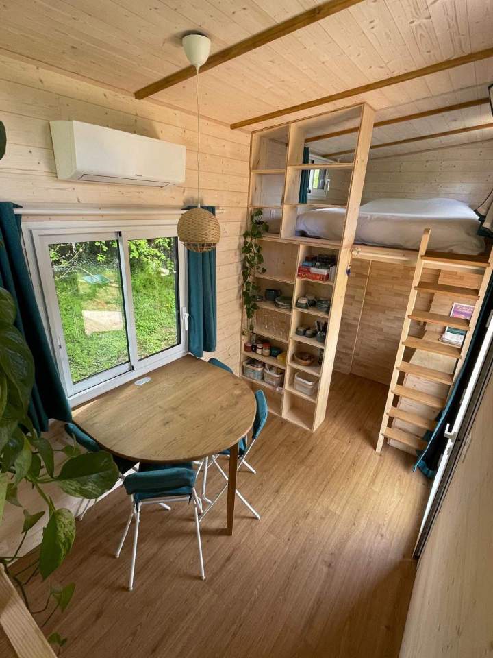 Mobilier en bois pour tiny house Rouen